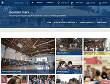 Tablet Screenshot of beamerpark.wjusd.org